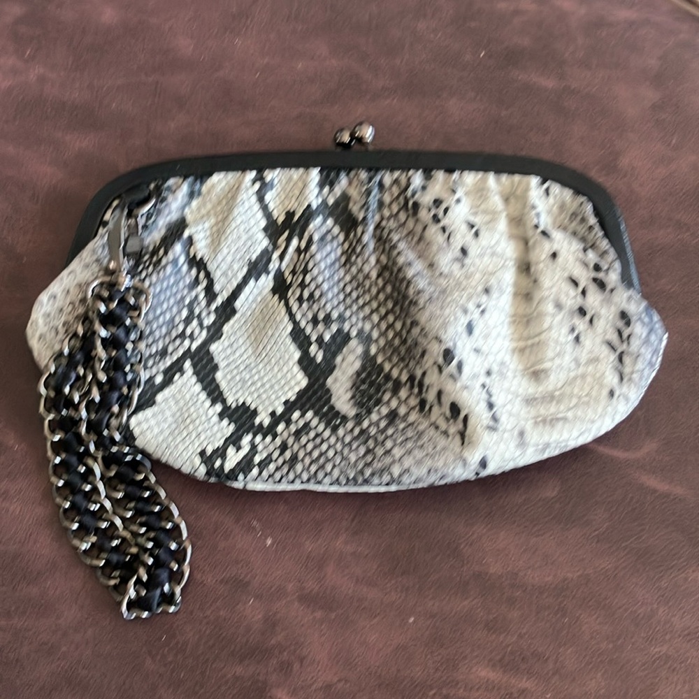 Olivia and joy animal print clutch